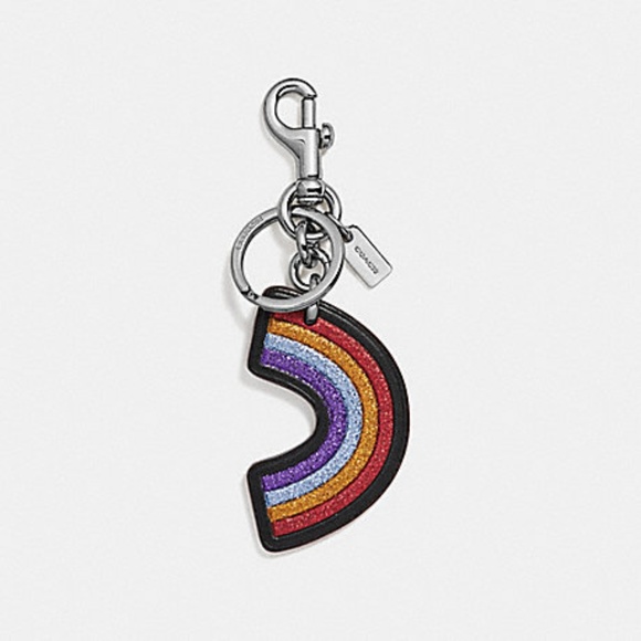 Coach Accessories - Coach Pretty Prairie Rainbow Bag Charm Keychain